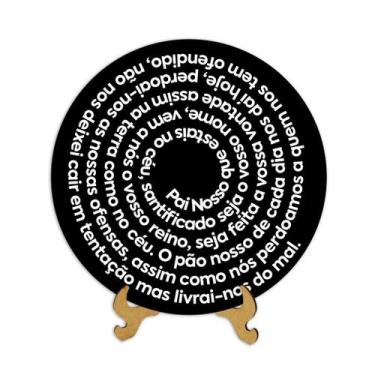 Imagem de Placas Religiosas com apoio de mesa Menino Jesus Sagrada Família Nossa