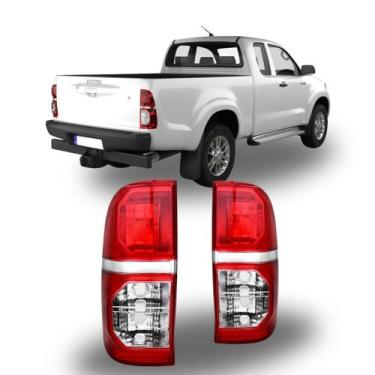 Imagem de Par Lanterna Toyota Hilux Srv 2012 2013 2014 2015 Bicolor - Importado