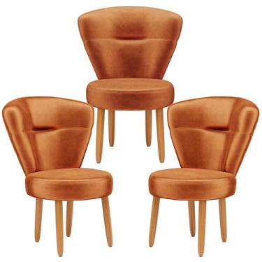 Imagem de Conjunto 3 Poltronas para Estúdio de Beleza Maquiagem Sala de Jantar P