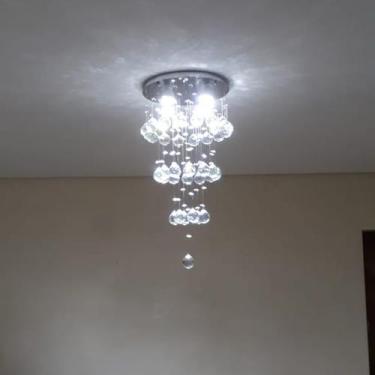 Imagem de Maravilhosa Luminária de Cristal com 50cm de Altura ,Para Escritório/R