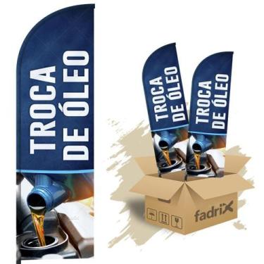 Imagem de Wind Banner Dupla Face 3mt Troca de Óleo Kit C/ 2unds - Fadrix
