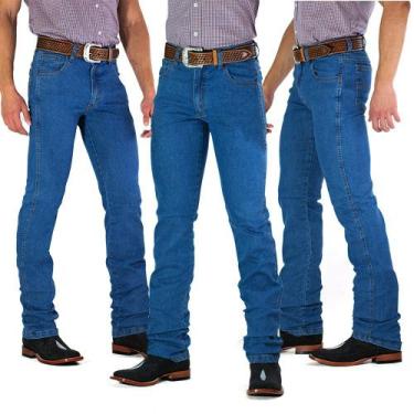 Imagem de Kit 3 calças jeans docks western masculina original fit - Dock's Weste