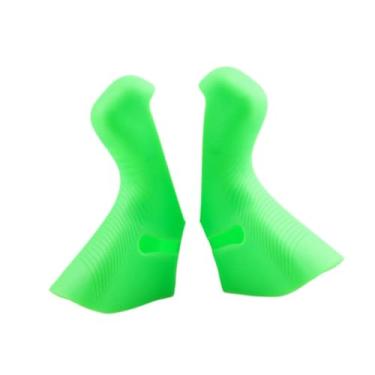 Imagem de Colaxi 2 peças Tampa da alça do freio de bicicleta, tampa do capô da alavanca do freio do câmbio para R5 R7 R9 RX, Verde