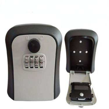 Imagem de Cofre Porta Chaves Guarda Senha Segredo Caixa Seguranca Airbnb Parede Condominio Pousada Venda Imobiliaria