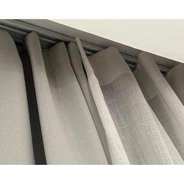 Imagem de Cortina Blackout Linho Flame 4m Trilho Duplo  - Stanzanni Bordados, Of