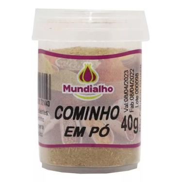 Imagem de Tempero Cominho Moído Pó Pote Mundialho 40g