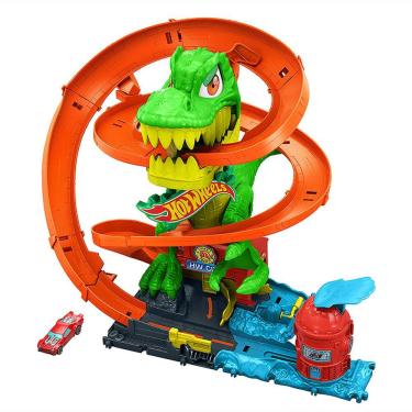 Imagem de Pista Hot Wheels City Batalha T-Rex Blaze JBM73 - Mattel