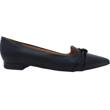 Imagem de Sapatilha Feminina Casual Dia a Dia Trabalho Bico Fino Detalhe Metalizado Vizzano 1206.1004