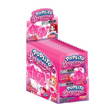 Imagem de Poplito Aniversário Saquinho Surpresa Display 15x11g, Princesas