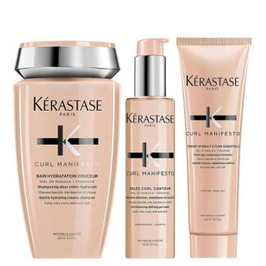 Imagem de Kérastase Curl Manifesto Kit Shampoo + Gel em Creme + Condicionador - 