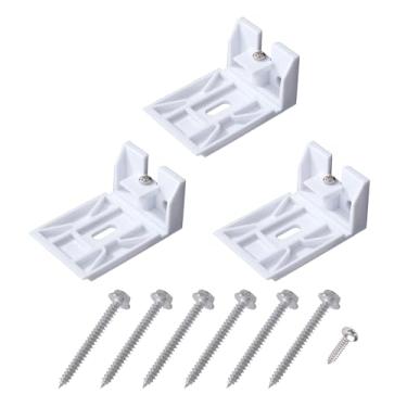 Imagem de Suporte de persiana de 3/10.2 cm para suporte de dueto Hunter Douglas, suporte de montagem para favo de mel, celular, duette, applausos-pacote com 3