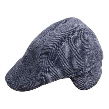 Imagem de Boina MASCULINO Com Protecao De Orelha Tipo Chaves VELUDO - oem, Risca