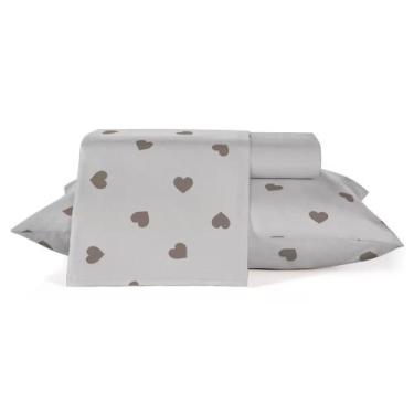 Imagem de Jogo de Cama Teka Casal 3 Peças 100% Algodão 150 Fios, a-mar