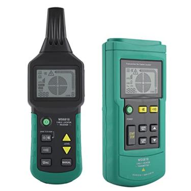 Imagem de Rastreador de Cabo, Detector de Tubo de Metal Com Sensibilidade Ajustável, Testador Localizador de Cabo de Fio AC DC Com Medição de Tensão de 400V, Multímetros