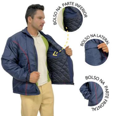 Imagem de Jaqueta Bomber Masculina em Nylon Resistente a Água - Carolina Wuyk, A