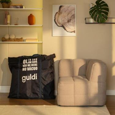 Imagem de Módulo Canto Sofá Guldi Popup Linho Bege