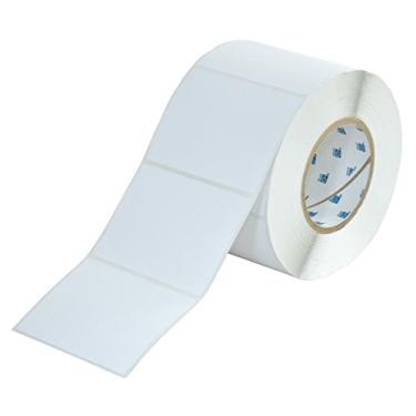 Imagem de Brady DT-76-813-1 B-813 Etiqueta fosca, térmica direta, papel revestido superior, 10 cm L x 7,6 cm A (101,60 mm x 76,20 mm), branco, 1000/rolo (pacote com 1000)