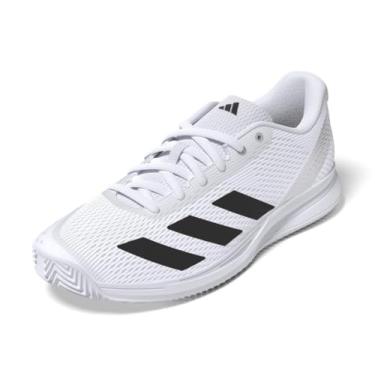 Imagem de adidas Tênis masculino Courtflash Speed 2, Branco/Preto, 45