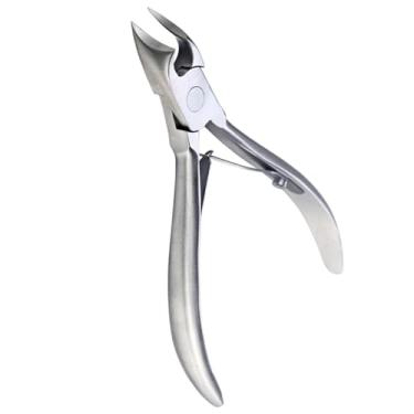 Imagem de Tesoura de cutícula de aço inoxidável afiada grande, alicate de cutícula para unhas encravadas, tesoura para pedicure, 1 peça