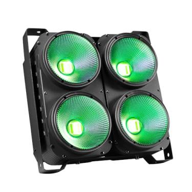 Imagem de XFALIGHTS Luzes De Palco Cob, Luz Led Par De 400 W, Holofotes Rgbwauv 6 Em 1, Led Blinder, Branco Quente E Frio, Dmx512, Ativados Por Som Para Eventos Religiosos, Festas De Casamento, Teatro De Con