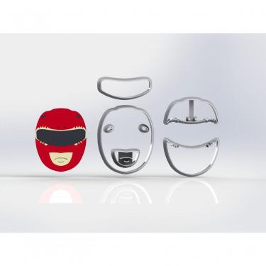 Imagem de Cortador Power Rangers - Red Tamanho 6 Cm