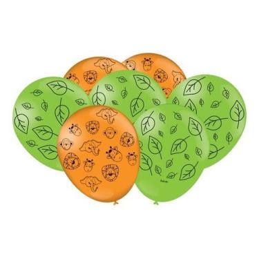 Imagem de Balão - Bexiga Safari Zoológico Animais - 25 Unidades - Festcolor