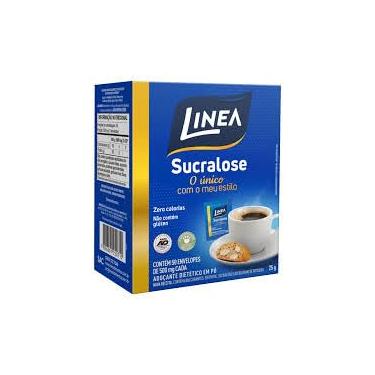 Imagem de Linea Sucralose, Adoçante em Pó, 50 Sachês com 500mg