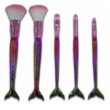 Imagem de KIT Pincel Com 5 Pincéis Escama Sereia COLOR - Inter