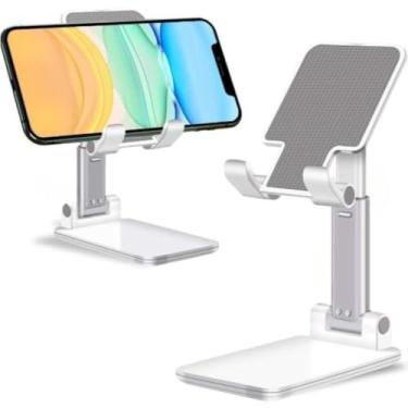 Imagem de Suporte para celular e tablet Suporte de mesa dobrável, portátil e ajustável (1 PCS)