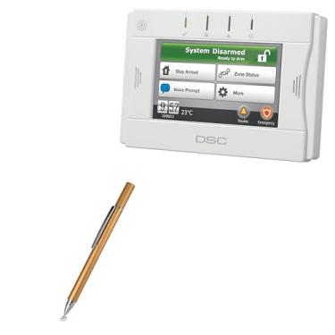 Imagem de BoxWave Caneta Stylus compatível com tela ADT WTK5504-433 (4,3 polegadas) - Caneta Stylus capacitiva FineTouch, caneta Stylus super precisa - ouro champanhe