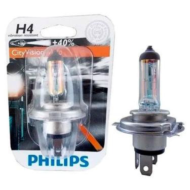 Imagem de Lâmpada H4 60/55W Cb300 Cb500 Falcon Xt660 Philips City Vision, Unidad
