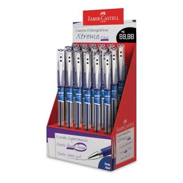 Imagem de Caneta Esferográfica, Faber-Castell, Xtreme, 0.7mm, XT07/AZ.N, Azul, Display com 18 unidades