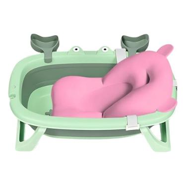 Imagem de Banheira Bebê Vitoriana Infantil Dobrável Com Cama Flutuante