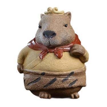 Imagem de WeiLaiKeQi Decoração para cerimônia do chá de roxa, enfeite de mesa para animais de estimação, animal adorável, miniatura para carro, escritório, Wukong