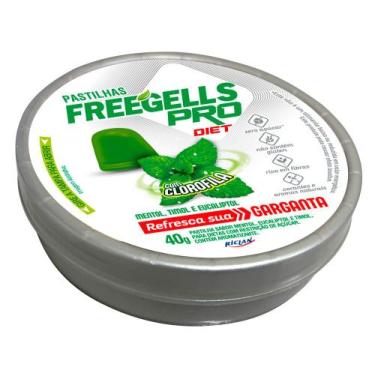 Imagem de Pastilha Freegells Pro Diet Mentol, Timol e Eucaliptol com Clorofila 4
