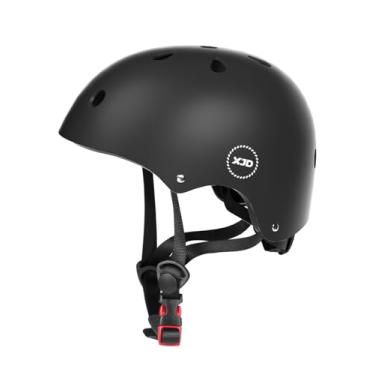 Imagem de XJD Capacete De Bicicleta Infantil Para Bebês/Crianças 1 A 8 Anos, Skate Ajustável Crianças, Meninos E Meninas (Preto, Extrapequeno: 17,5"-19,5"/1 5 Anos)