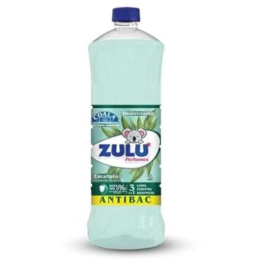 Imagem de Zulu Perfumes Desinfetante Multiuso Antibacteriano Leitoso 2L Eucalipto