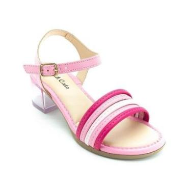 Imagem de Sandália Infantil Menina Pink Cats V3022 - Rosa-Feminino