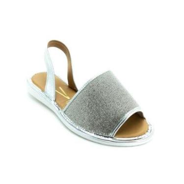 Imagem de Sandália Feminina Vizzano 6280.266 - Prata e Branco-Feminino