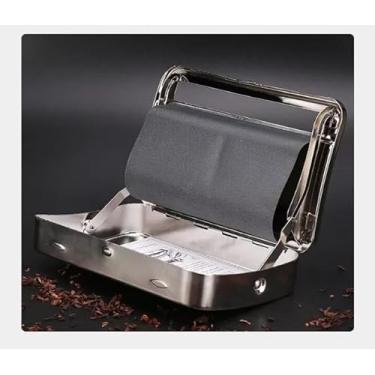Imagem de Kit bolador automático 100 mm, Pacote de sedas king Ultra Finas, Pacote de Filtros Biodegradáveis 15mm 150 Unidades