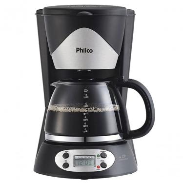 Imagem de Cafeteira Programavel Philco Faz 14 Xicaras Preta Inox 220V