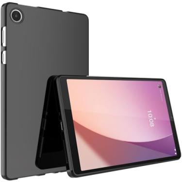 Imagem de BREPRIO Capa para Lenovo Tab M8 4ª geração 8 polegadas 2024 modelo TB301XU/TB-300FU, [leve + protetora] capa ultrafina macia à prova de choque, preta