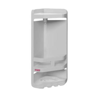 Imagem de Cantoneira Plástica com Saboneteira para Banheiro - Astra - Diversas C