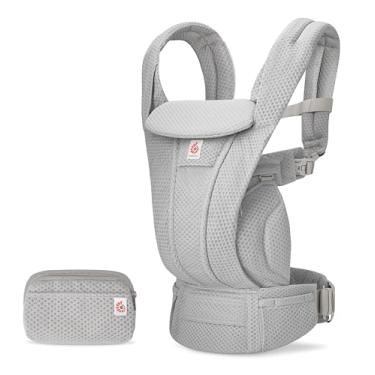 Imagem de Canguru P/Bebê 4 Posições Ergonômico Deluxe Mesh Cinza Ergobaby