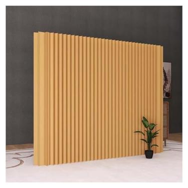 Imagem de Biombos e Divisórias Divisória De Ambiente De Papel Dobrável Moderna, Divisória De Parede Portátil E Móvel, Separador De Ambiente Retrátil Para Separação E Decoração De Ambientes De Home Office(Brown,