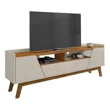 Imagem de Rack Para Tv Até 70 Polegadas Florença com 2 Portas e 1 Gaveta - Anune