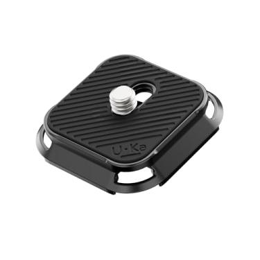 Imagem de ULANZI UKA02 Placa de liberação rápida Sistema adaptador de montagem de câmera de liberação rápida para tripé Adequado para UKA01/ UKA03/ Arca Swiss/UKA（Somente placa superior）