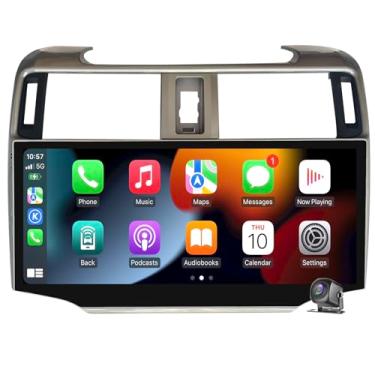 Imagem de Rádio veicular Android 14 para Toyota 4Runner 2009-2022, navegação GPS estéreo para carro com DSP no painel, reprodutor multimídia, IPS de 12,3 polegadas, tela sensível ao toque integrada, Android