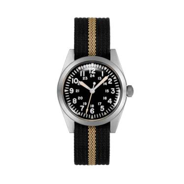 Imagem de RDUNAE RA04 Relógio de pulso masculino com movimento de quartzo super 2035, marrom, luminoso, 50 m, resistente à água, vidro mineral K1