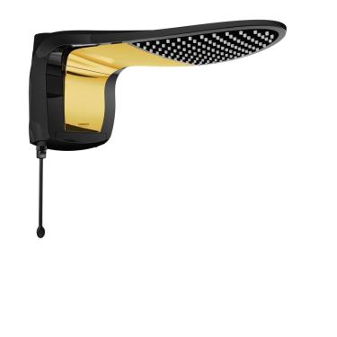 Imagem de Chuveiro Acqua Wave Preto |  Dourado 127v / 5500w